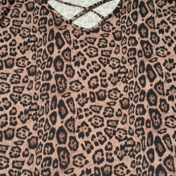 Grace & Emma Animal Print Tunic, Size 2XL - Picture 3 of 4